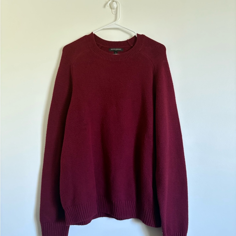 Men's Burgundy Sweater